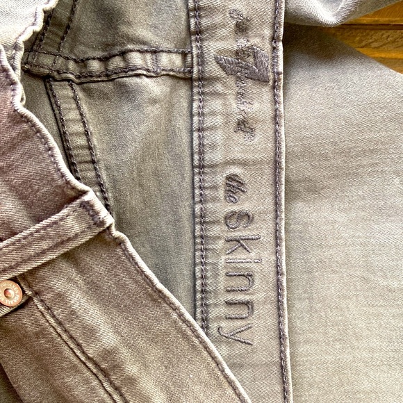 NWOT 7 for all Mankind Olive/Gray Jean - Picture 9 of 10
